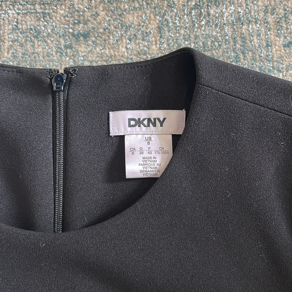 NWT DKNY Black Midi Dress - Picture 3 of 5